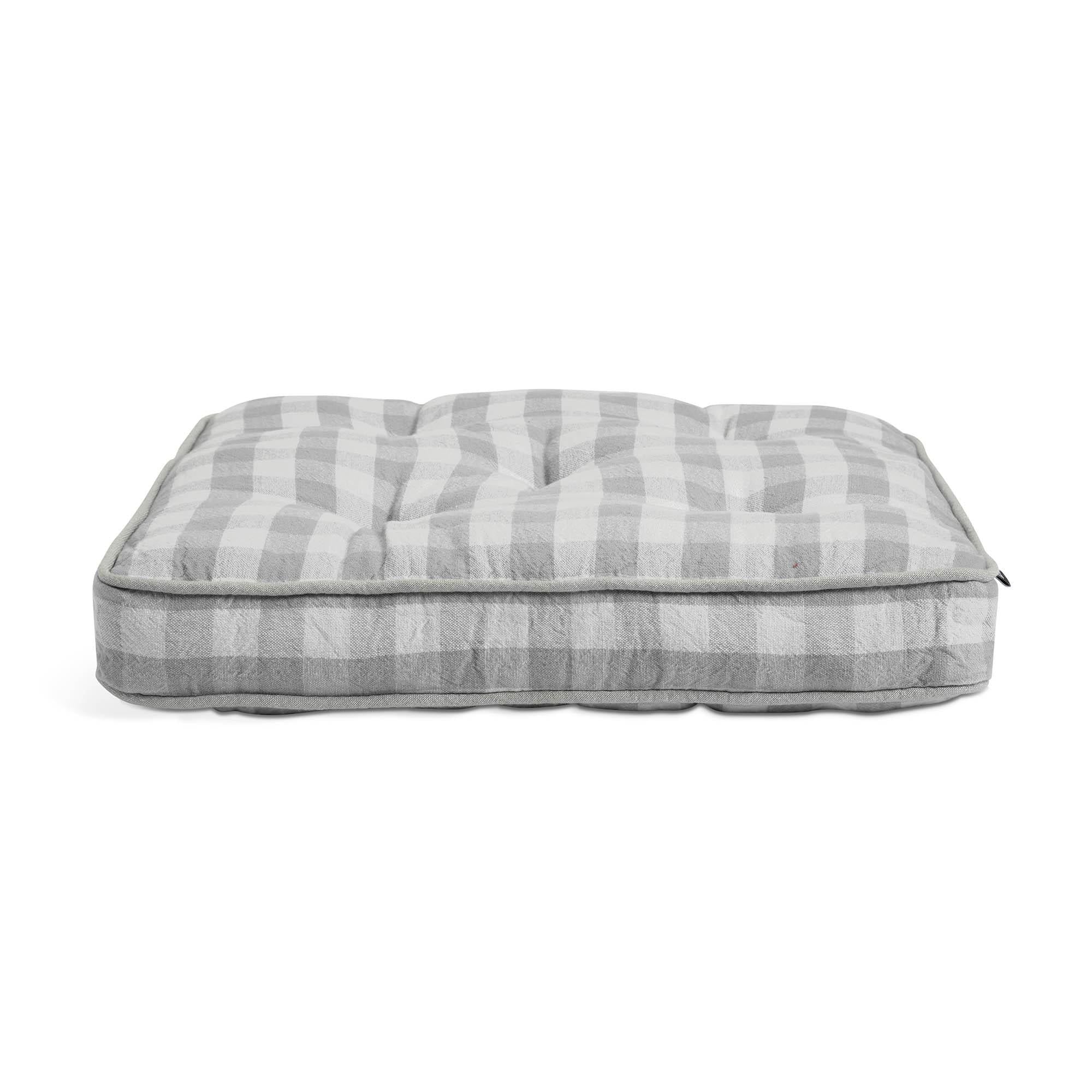 Habitat Seat Cushion Gingham Grey