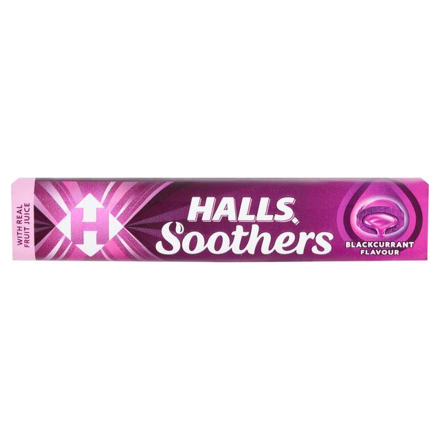 Halls Soothers Blackcurrant Sweets 45g