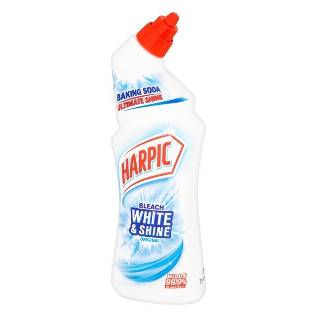 Harpic White & Shine Bleach Original Toilet Cleaner Gel 750ml