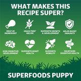 Harringtons Puppy Grain Free with Superfoods Dry Dog Food Chicken 1.7kg