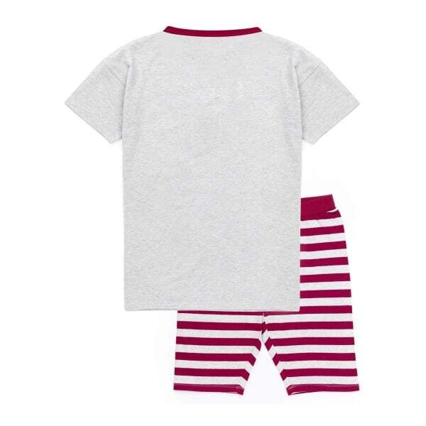 Harry Potter Womens Hogwarts Crest Short Pyjama Set (XL)