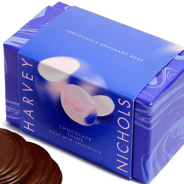 Harvey Nichols Rose and Milk Choc thins 200g