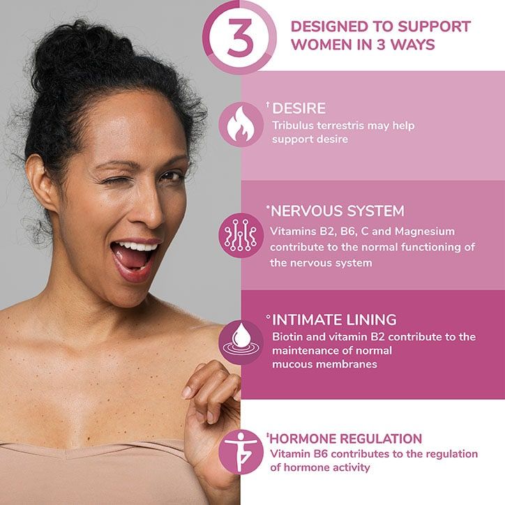 Health & Her Intimacy+ Multi Nutrient Supplement 60 Capsules