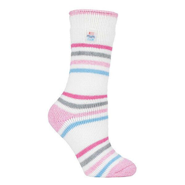 Heat Holders Ladies Thermal Family Gift Box Socks 4-8 UK Best Mum Ever / 1EA