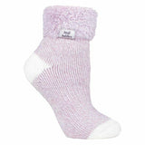 Heat Holders Ladies Thermal Lined Bed Socks 4-8 UK Light Mauve (S TOT)