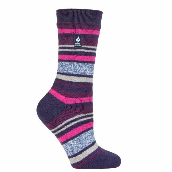 Heat Holders Lite Womens Insulated Thermal Socks 4-8 UK Blue Ribbocn (Antalya)