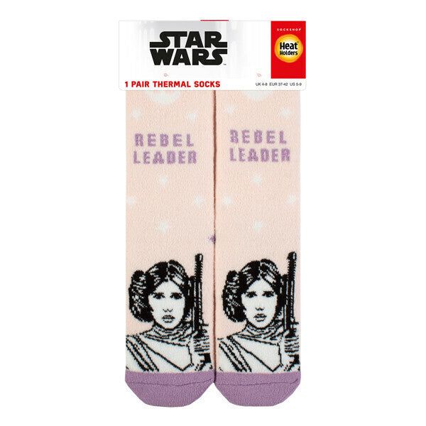 Heat Holders Lite Womens Thermal Princess Leia Socks 4-8 UK