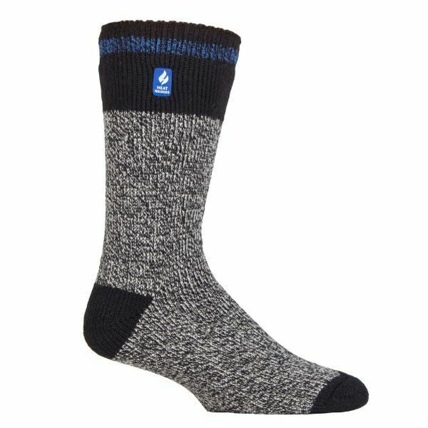 Heat Holders Mens Extra Thick Warm Thermal Socks 6-11 UK Black Red (Porto) / 1EA