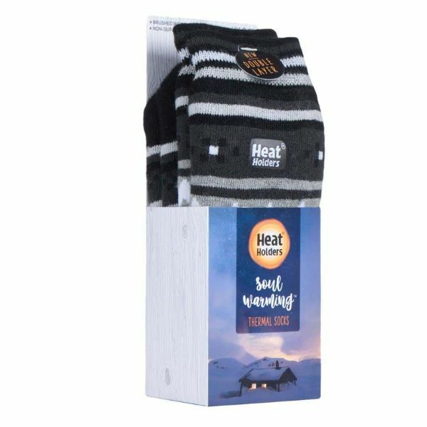 Heat Holders Mens Nordic Thermal Slipper Socks 6-11 UK