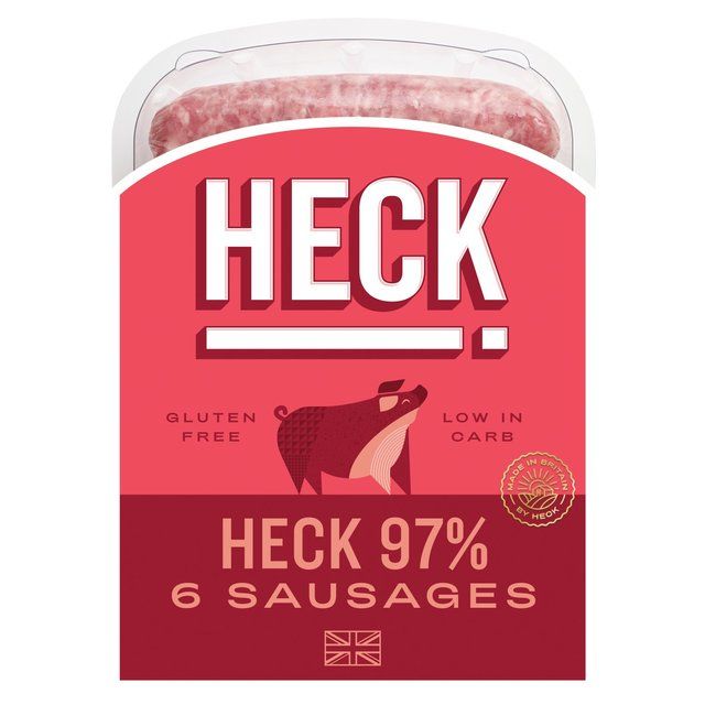 Heck 97% Gluten Free Pork Sausages 400g