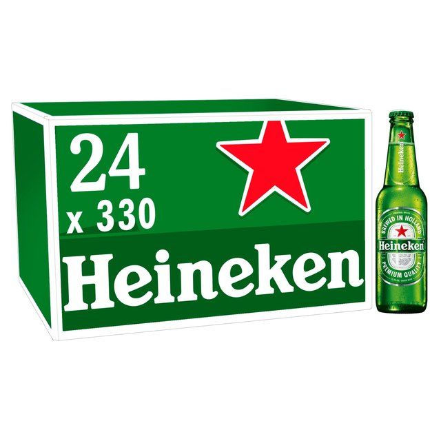 Heineken Lager Beer Bottles 24 x 330ml