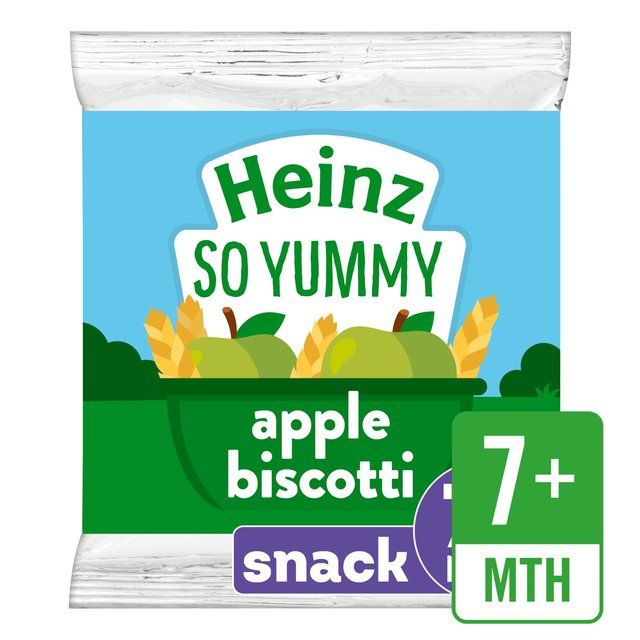 Heinz Apple Biscotti Baby Food Snacks 7+ Months 60g