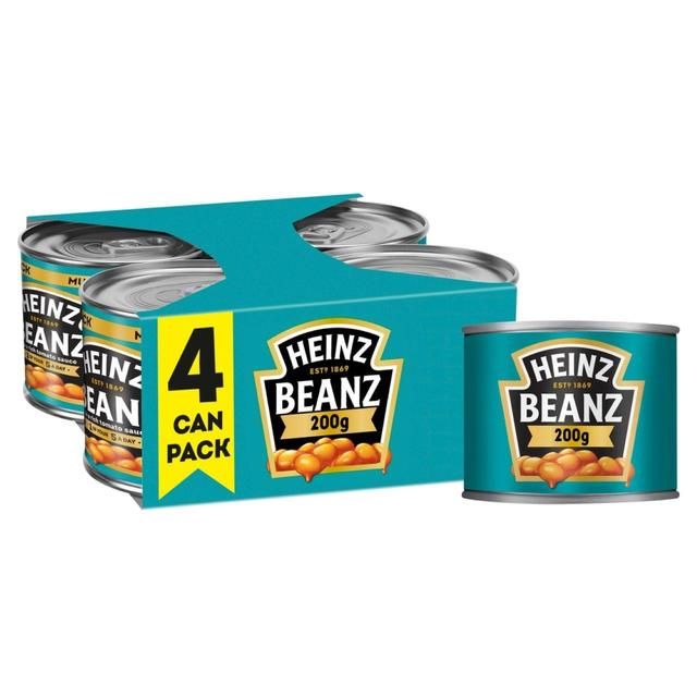 Heinz Baked Beans in Tomato Sauce 4 x 200g
