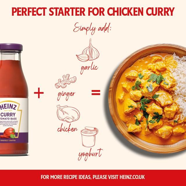 Heinz Curry Tomato Flavoured Passata 500g