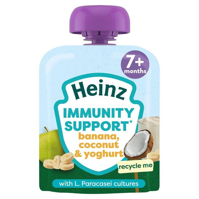 Heinz Immunity Support Baby Food Banana Apple Coconut & Yoghurt 7m+ 85g
