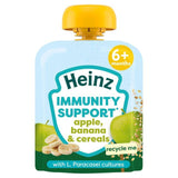 Heinz Immunity Support Baby Pouches Apple Banana & Cereals 6m+ 85g