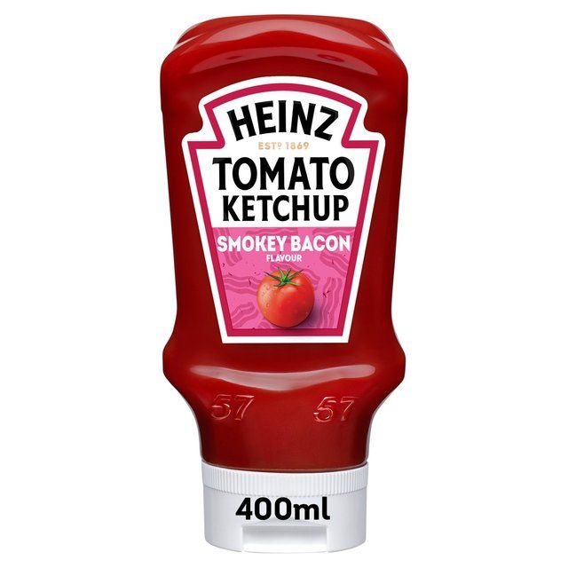 Heinz Tomato Ketchup Smokey Bacon Flavour 400ml