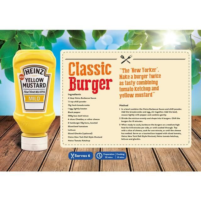 Heinz Yellow Mustard Mild 220ml