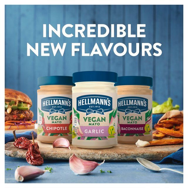 Hellmann's Vegan Garlic Mayonnaise 270g