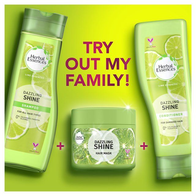 Herbal Essences Dazzling Shine Shampoo 400ml