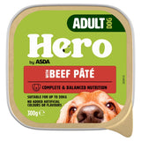 Hero by ASDA Adult Dog Food Beef Pâté 300g