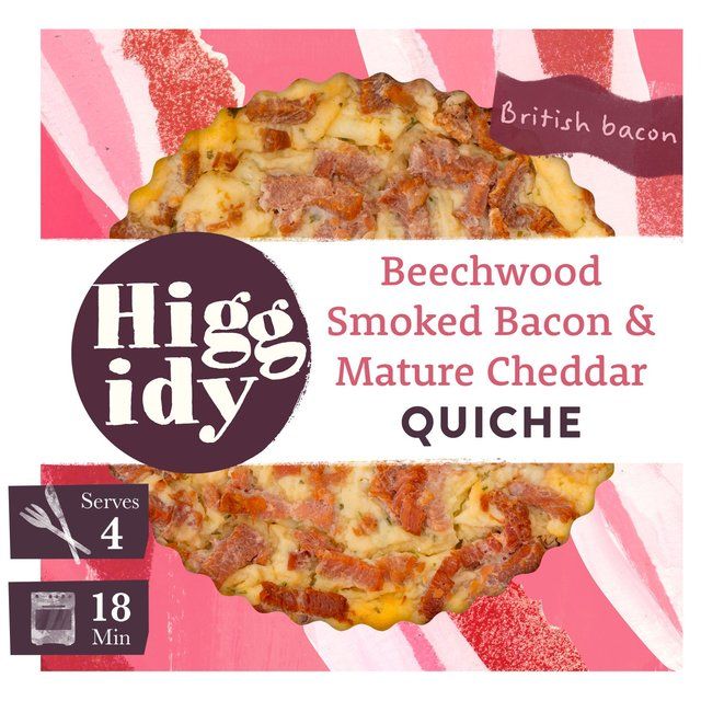 Higgidy Smoked English Bacon Quiche 400g