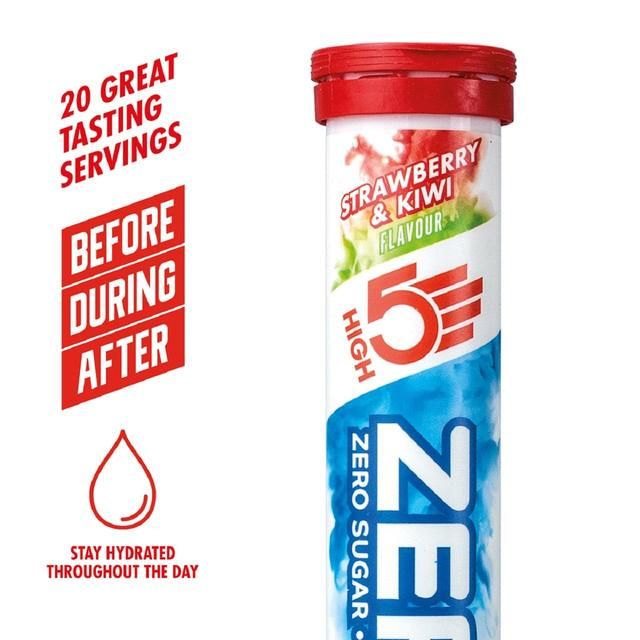 HIGH5 ZERO Strawberry & Kiwi Electrolyte Sports Drink Tablets 20 tab 20 per pack