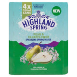 Highland Spring Sparkling Water Pear & Elderflower 4 x 330ml