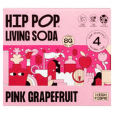 Hip Pop Pink Grapefruit Living Soda 4 x 330ml