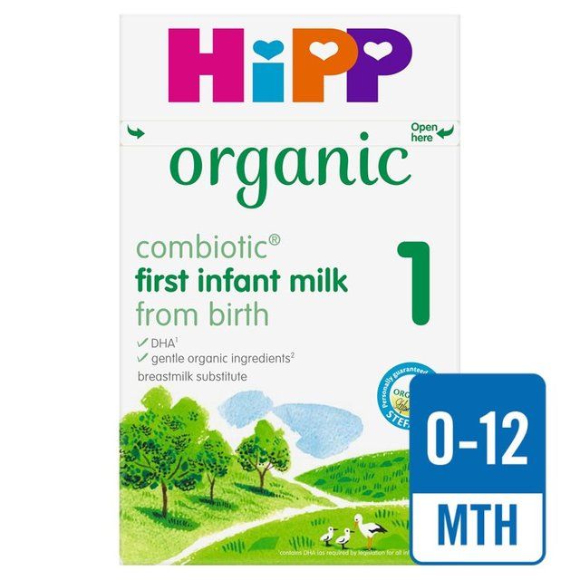 HiPP Organic 1 First Infant Baby Milk Powder Formula From Birth 800g