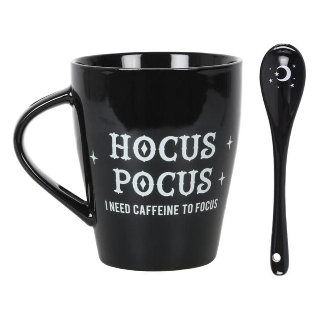 Hocus Pocus Ceramic Mug and Spoon Set