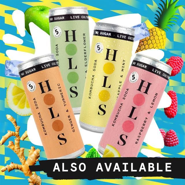 HOLOS Kombucha Soda Apple & Elderflower 250ml