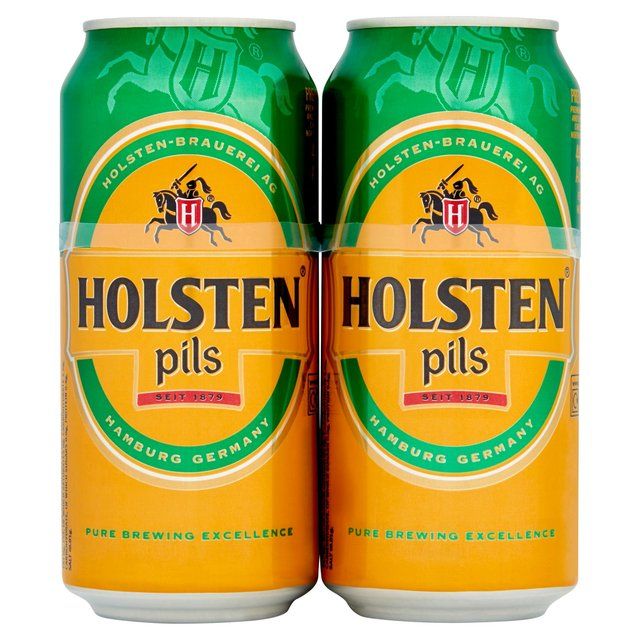 Holsten Pils Lager Beer Cans 4 x 440ml