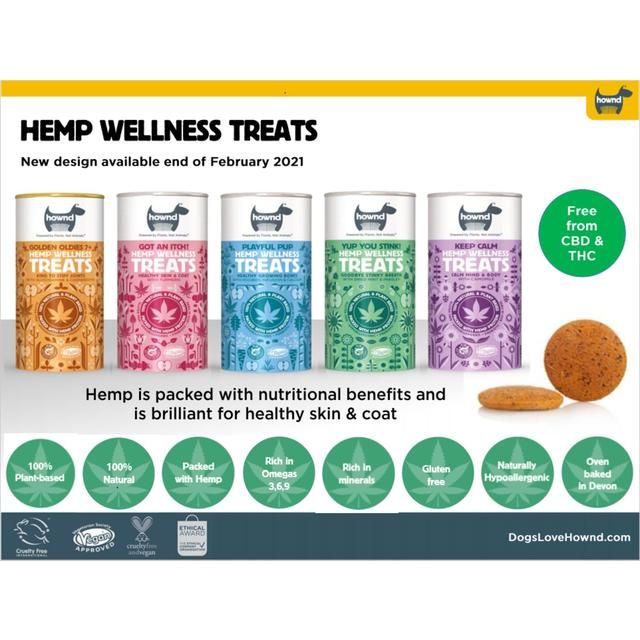 Hownd Got An Itch Hemp Wellness Dog Treats 130g