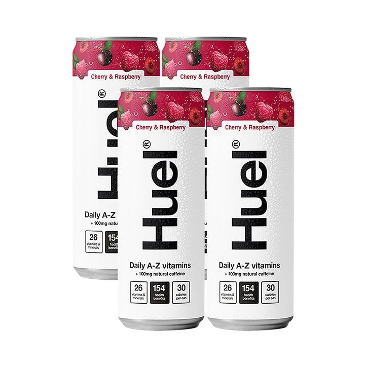 Huel Cherry & Raspberry Daily A-Z Vitamin Drink 330ml Cherry & Raspberry / 4x330 ml