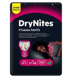 Huggies DryNites Girls Pyjama Pants, 16 Pants, 17-30kgs