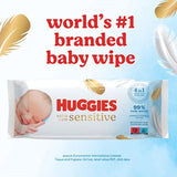 Huggies Extra Care Sensitive 99% Water Baby Wipes Big Pack 8 x 56 per pack