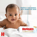 Huggies Extra Care Sensitive 99% Water Baby Wipes Big Pack 8 x 56 per pack