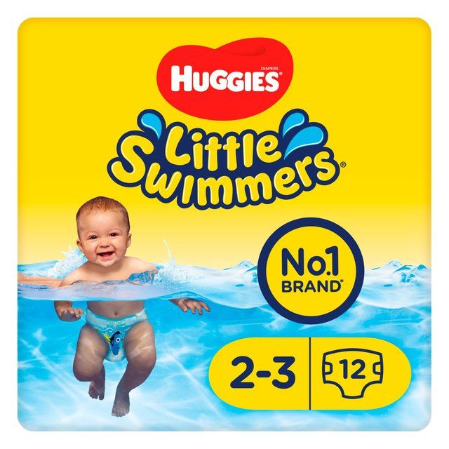 Huggies Little Swimmers Swim Nappies Size 2-3 (3-8kg) 12 per pack