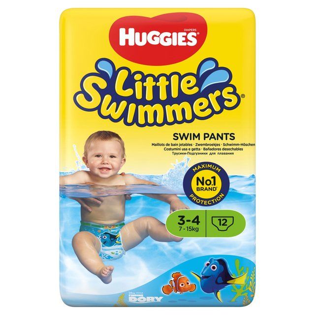 Huggies Little Swimmers Swim Nappies Size 3-4 (7-15kg) 12 per pack