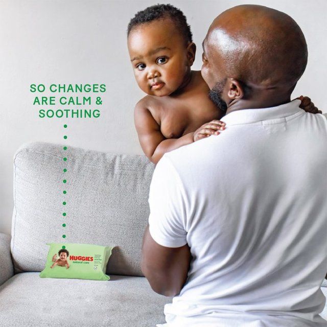 Huggies Natural Care 99% Water Baby Wipes 56 per pack