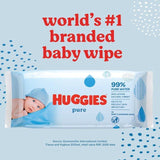 Huggies Pure 99% Water Baby Wipes Multipack 4 x 56 per pack
