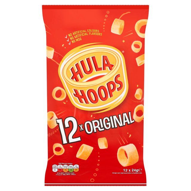 Hula Hoops Original Multipack Crisps 12 per pack