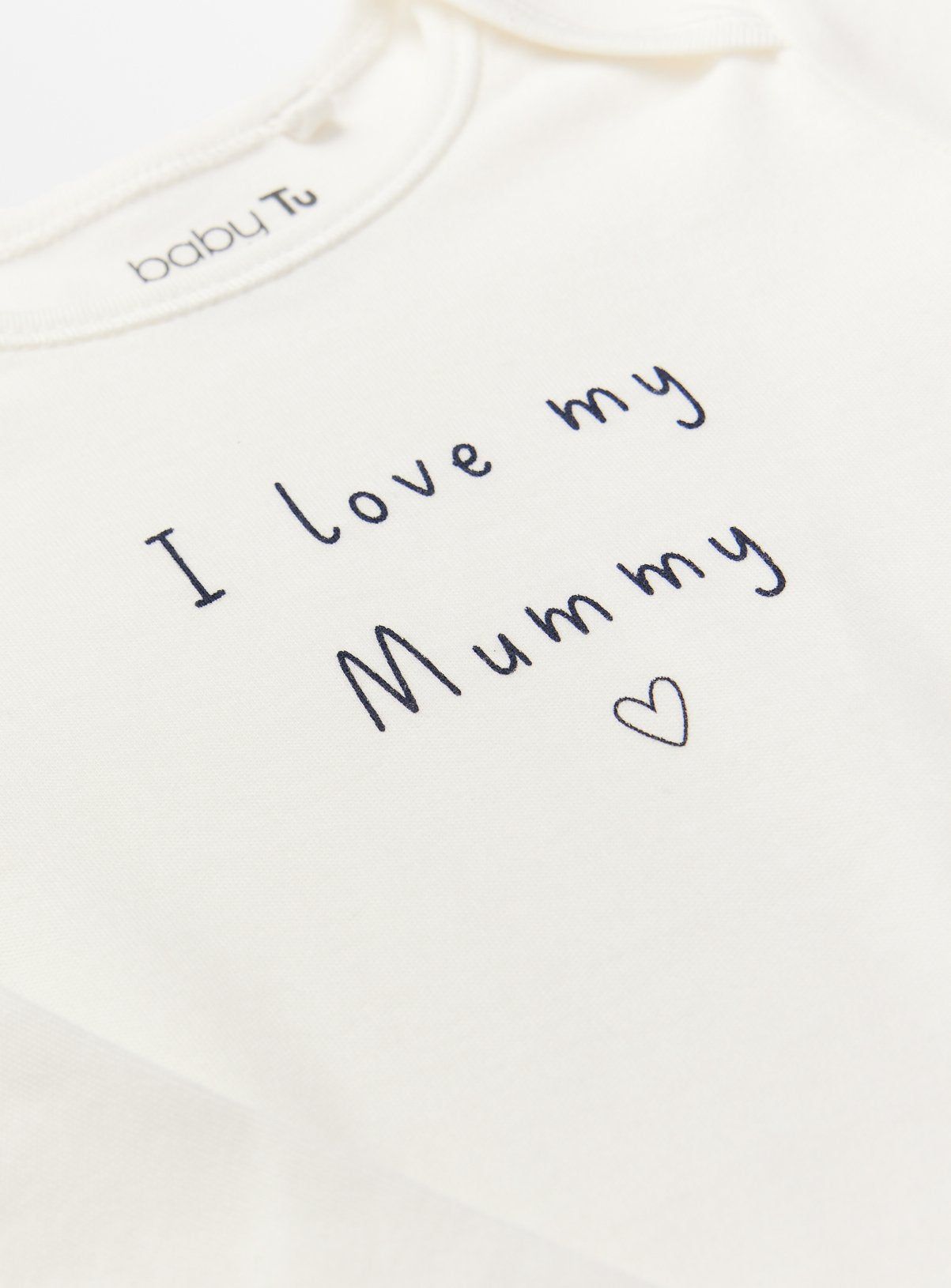 I Love My Mummy White Bodysuit 9-12 months