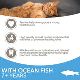 IAMS 7+ Years Senior Dry Cat Food Ocean Fish 3kg