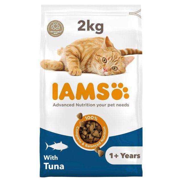 IAMS Adult Dry Cat Food Tuna 2kg