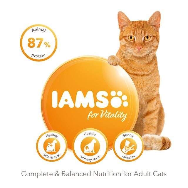 IAMS for Vitality Adult Cat Food With Fresh Chicken 2kg