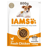 IAMS for Vitality Puppy Food Small/Medium Breed with Fresh Chicken 800g