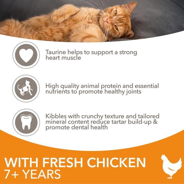 IAMS for Vitality Senior Cat Food With Fresh Chicken 2kg