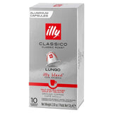 illy Classico Lungo Capsules 10 per pack